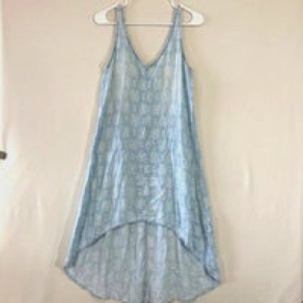 Stone Soft Lyocell/Tencel V Neck High Low